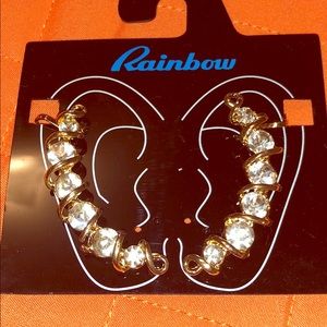 Earrings that extends across the entire ear